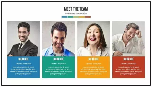 PPT人物介紹頁萬能制作公式，內附20種排版案例