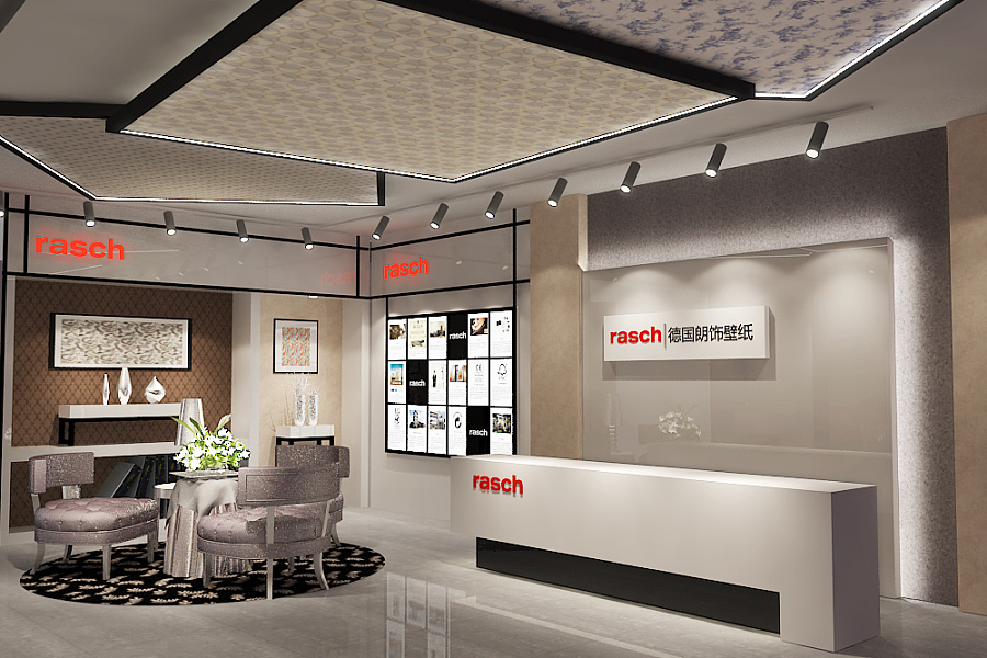德國(guó)朗飾壁紙品牌專(zhuān)賣(mài)店SI設(shè)計(jì) 融合品牌基因與空間美學(xué)的零售體驗(yàn)